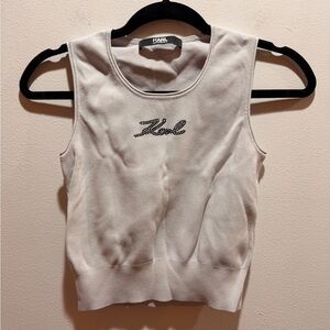 Karl Lagerfeld Sleeveless Tank Top